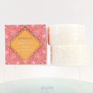 Spongelle Berry Glace Body Wash Buffer 5.5oz 30+ Uses Cleanse Exfoliate